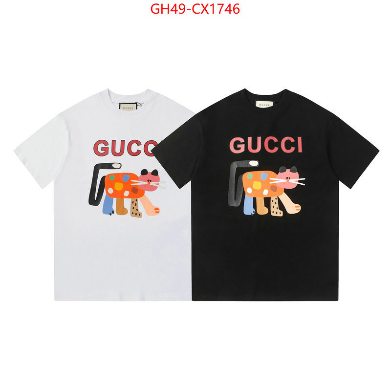 Clothing-Gucci where should i buy to receive ID: CX1746 $: 49USD
