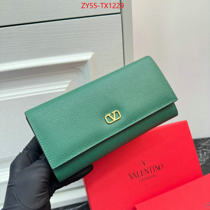 Valentino Bags(4A)-Wallet aaaaa quality replica ID: TX1229 $: 55USD,