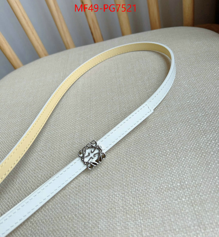 Belts-Loewe luxury fake ID: PG7521 $: 49USD