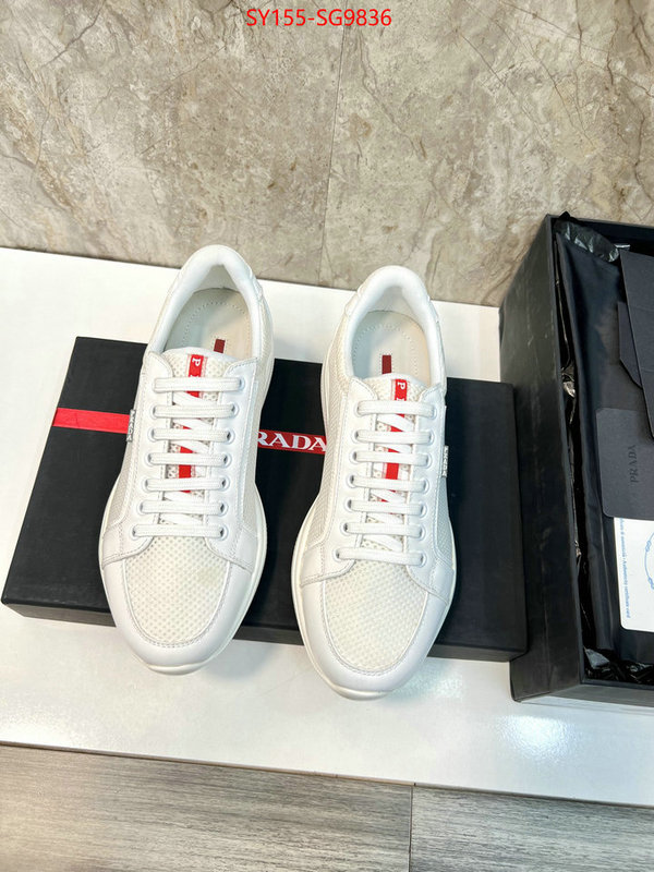 Men shoes-Prada 1:1 replica wholesale ID: SG9836 $: 155USD