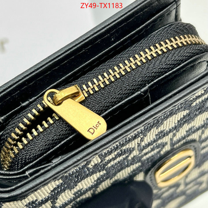 Dior Bags(4A)-Wallet- best quality designer ID: TX1183 $: 49USD,