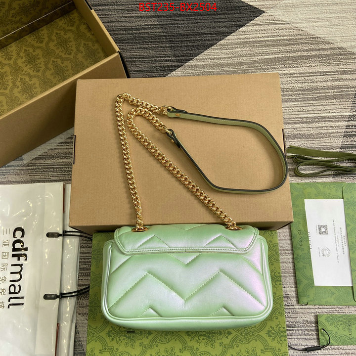 Gucci Bags(TOP)-Marmont designer fake ID: BX2504 $: 235USD,