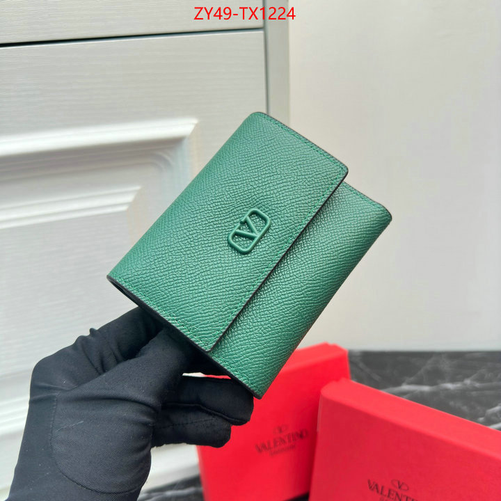 Valentino Bags(4A)-Wallet highest quality replica ID: TX1224 $: 49USD,