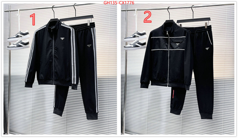 Clothing-Prada new designer replica ID: CX1776 $: 135USD