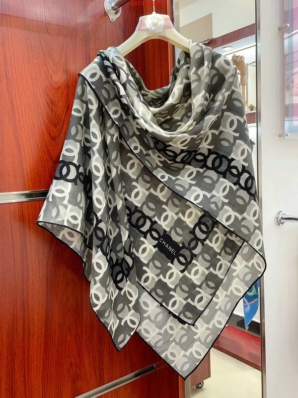 Scarf-Chanel top quality fake ID: MX2818 $: 75USD