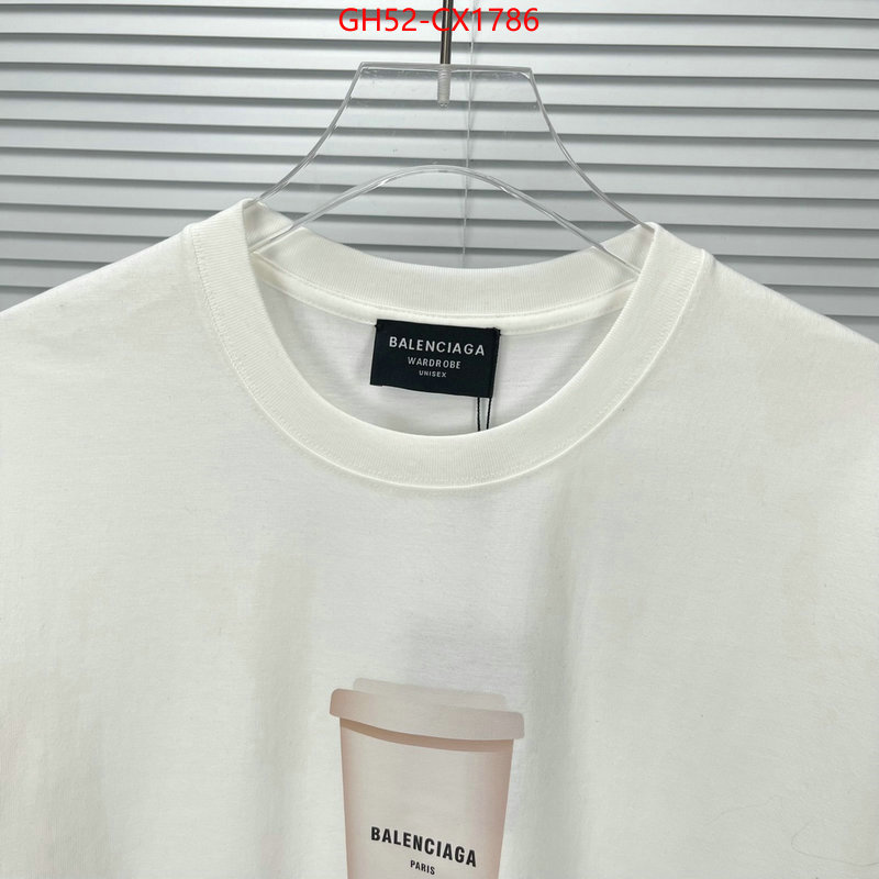 Clothing-Balenciaga shop designer replica ID: CX1786 $: 52USD