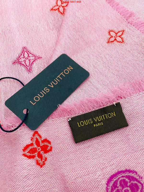 Scarf-LV outlet sale store ID: MX1448 $: 75USD