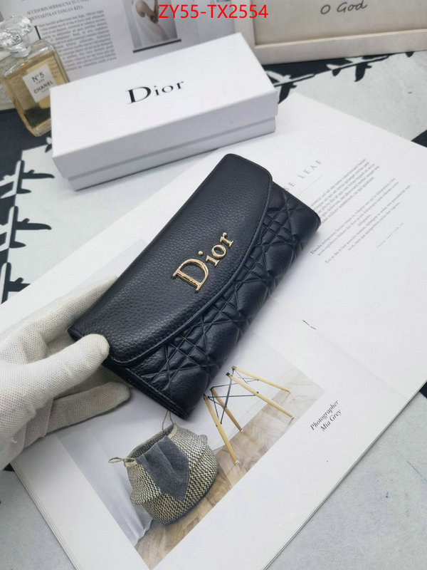 Dior Bags(4A)-Wallet- aaaaa customize ID: TX2554 $: 55USD,