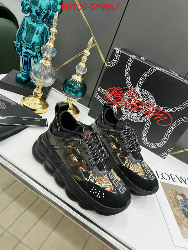 Men Shoes-Versace designer 1:1 replica ID: SY9867 $: 109USD