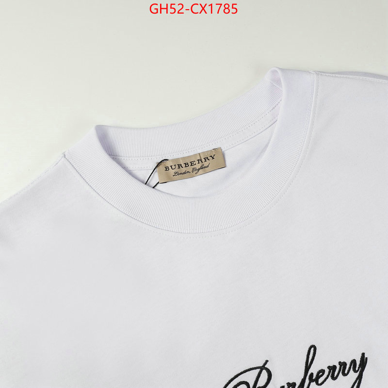 Clothing-Burberry best quality replica ID: CX1785 $: 52USD