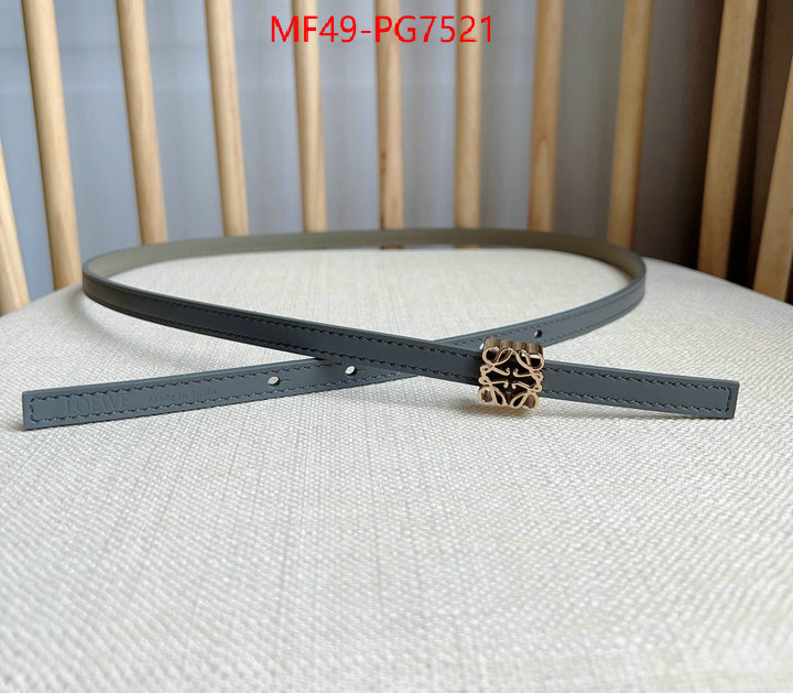 Belts-Loewe luxury fake ID: PG7521 $: 49USD