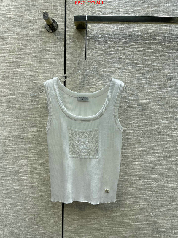 Clothing-Chanel best quality replica ID: CX1240 $: 72USD