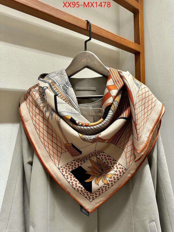 Scarf-Hermes aaaaa+ replica ID: MX1478 $: 95USD