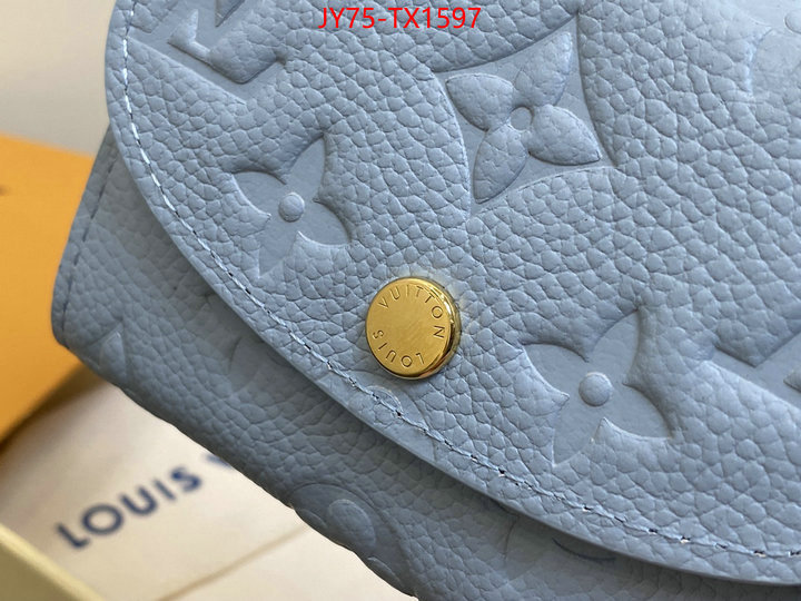 LV Bags(TOP)-Wallet new designer replica ID: TX1597 $: 75USD