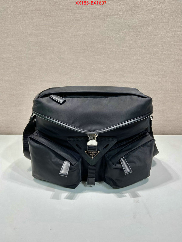 Prada Bags (TOP)-Diagonal- replica 2023 perfect luxury ID: BX1607 $: 185USD