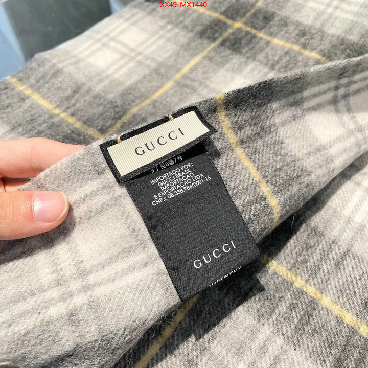 Scarf-Gucci outlet sale store ID: MX1440 $: 49USD