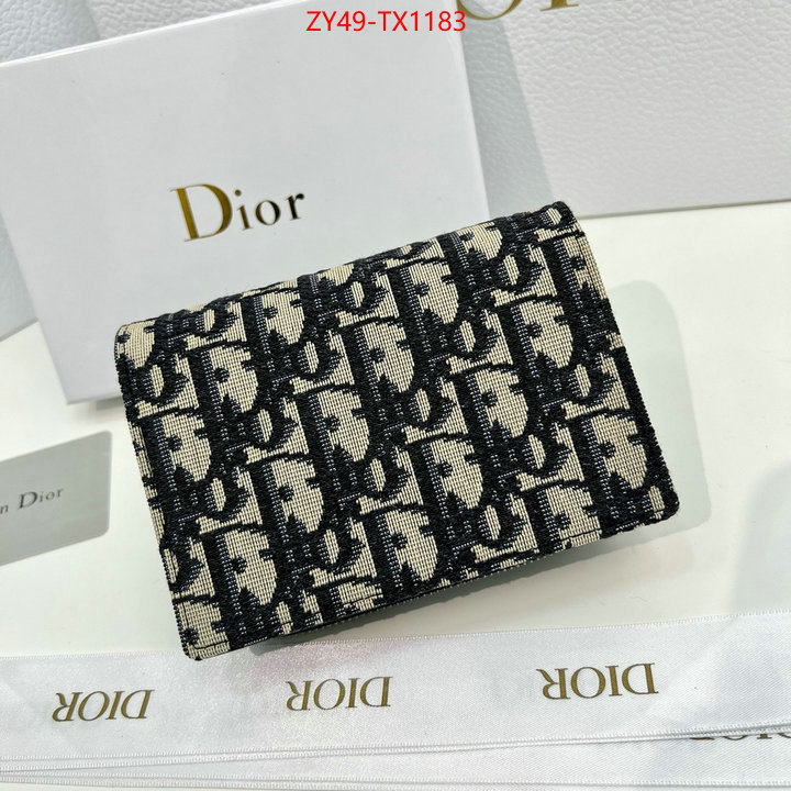 Dior Bags(4A)-Wallet- best quality designer ID: TX1183 $: 49USD,