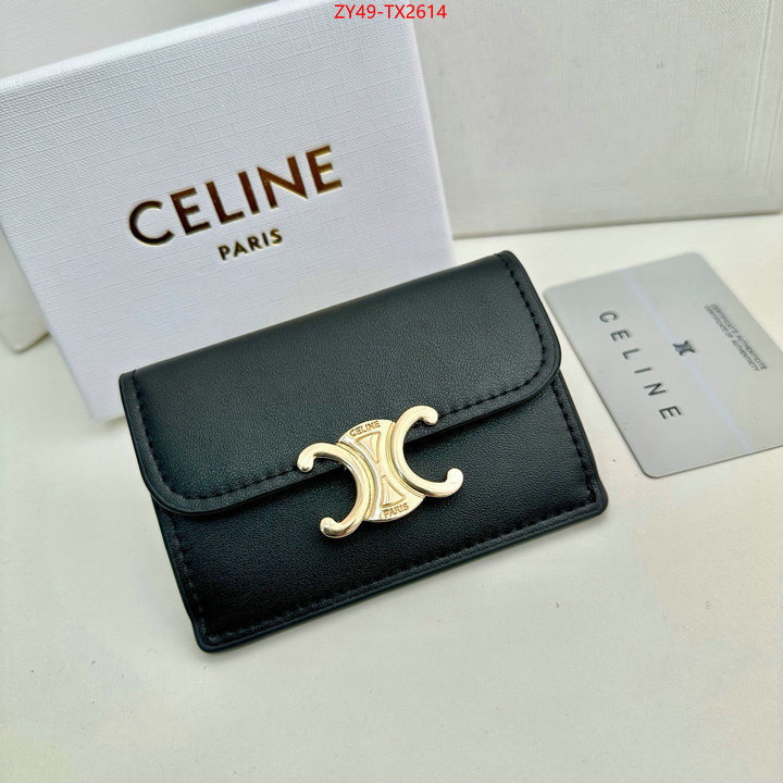 CELINE Bags(4A)-Wallet top fake designer ID: TX2614 $: 49USD,