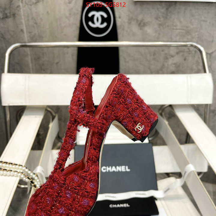 Women Shoes-Chanel fake designer ID: SG5812 $: 109USD