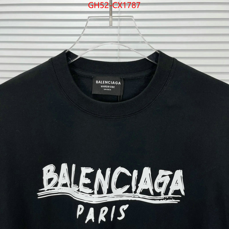 Clothing-Balenciaga find replica ID: CX1787 $: 52USD