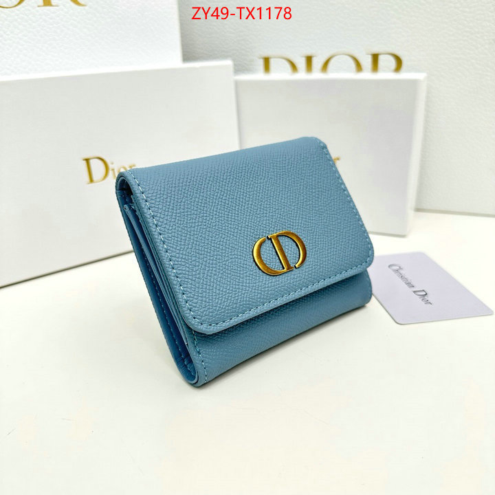 Dior Bags(4A)-Wallet- where to buy replicas ID: TX1178 $: 49USD,