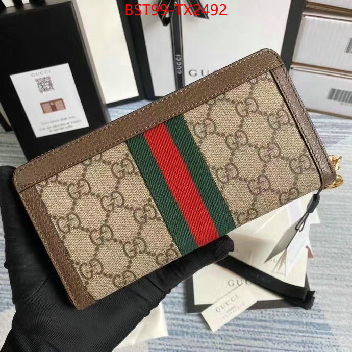 Gucci Bags(TOP)-Wallet- the top ultimate knockoff ID: TX2492 $: 99USD