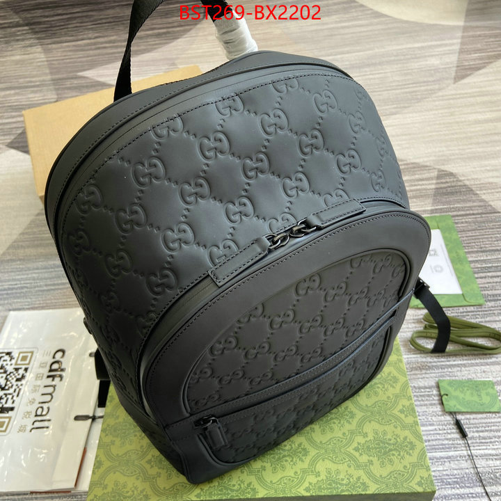 Gucci Bags(TOP)-Backpack- fake aaaaa ID: BX2202 $: 269USD