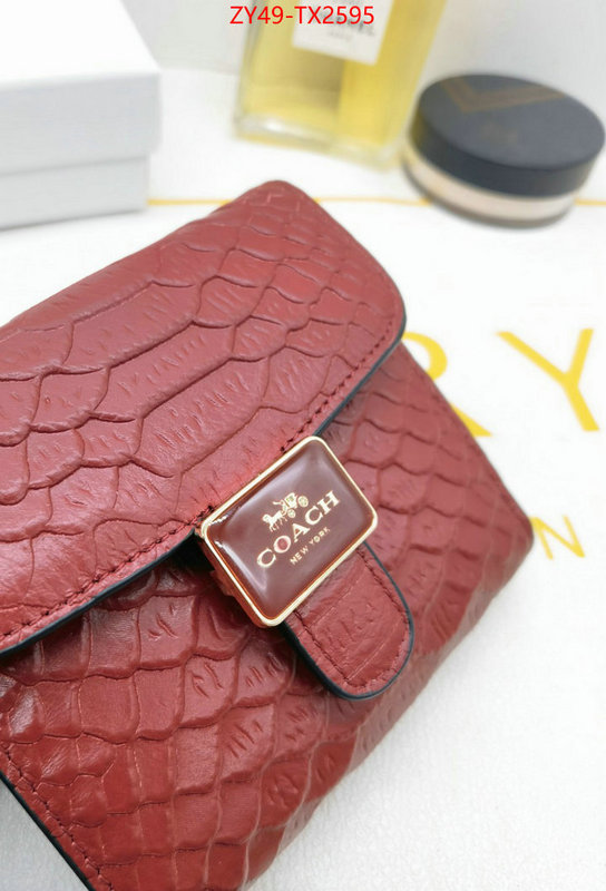 Coach Bags(4A)-Wallet how quality ID: TX2595 $: 49USD,