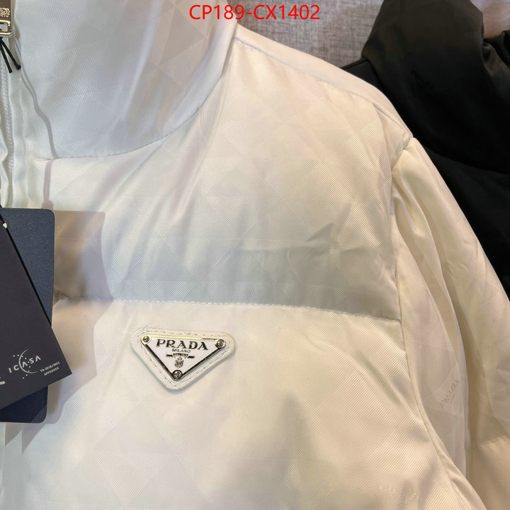 Down jacket Women-Prada perfect ID: CX1402 $: 189USD
