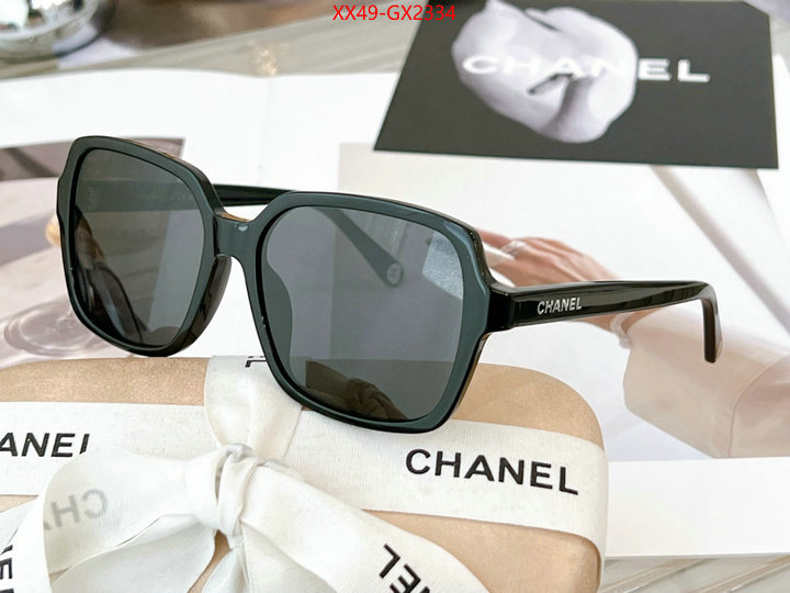 Glasses-Chanel top fake designer ID: GX2334 $: 49USD