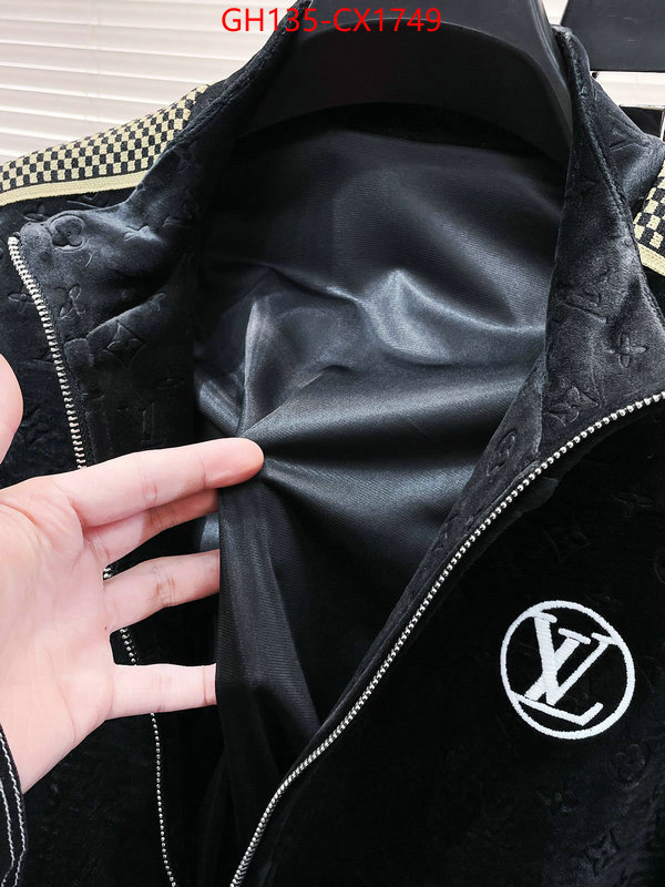 Clothing-LV brand designer replica ID: CX1749 $: 135USD