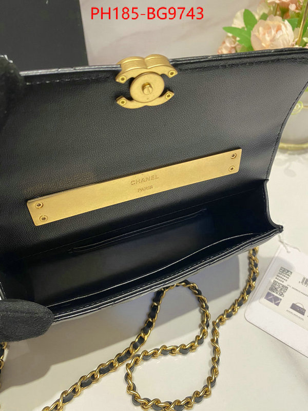 Chanel Bags(TOP)-Diagonal- top perfect fake ID: BG9743 $: 185USD,