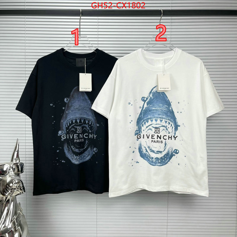 Clothing-Givenchy for sale online ID: CX1802 $: 52USD