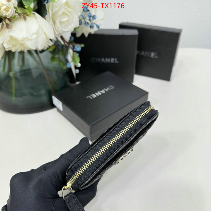 Chanel Bags(4A)-Wallet- for sale cheap now ID: TX1176 $: 45USD,