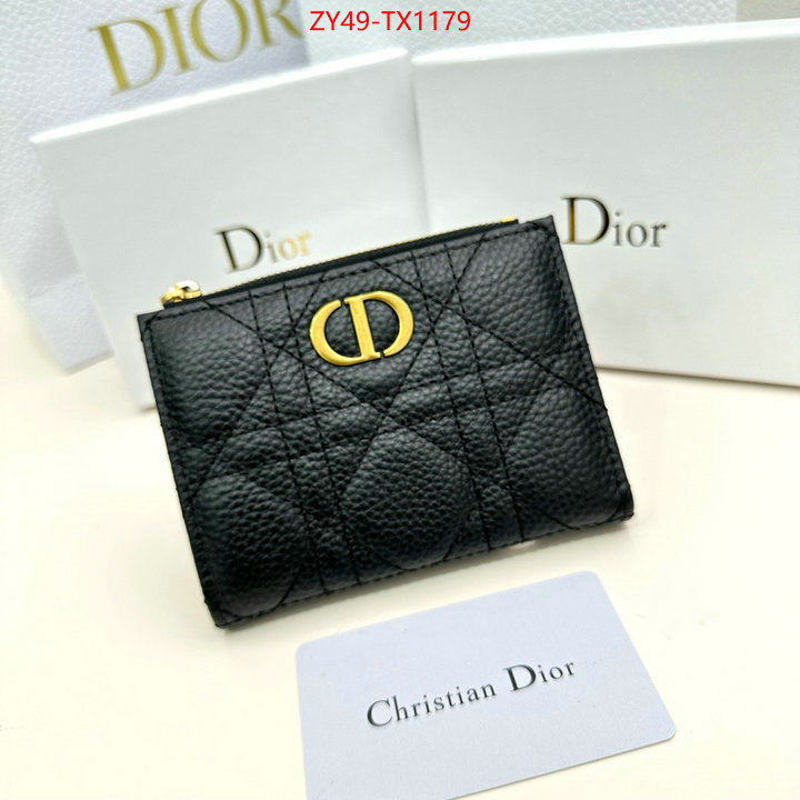 Dior Bags(4A)-Wallet- can i buy replica ID: TX1179 $: 49USD,