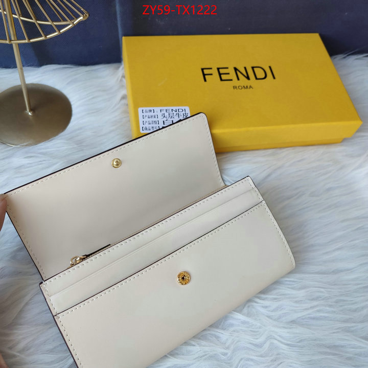 Fendi Bags(4A)-Wallet- online sales ID: TX1222 $: 59USD,