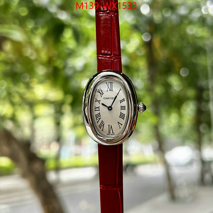 Watch(4A)-Cartier highest quality replica ID: WX1533 $: 139USD