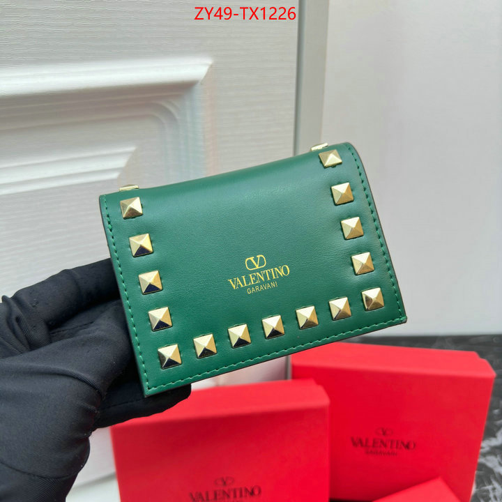 Valentino Bags(4A)-Wallet where to buy high quality ID: TX1226 $: 49USD,