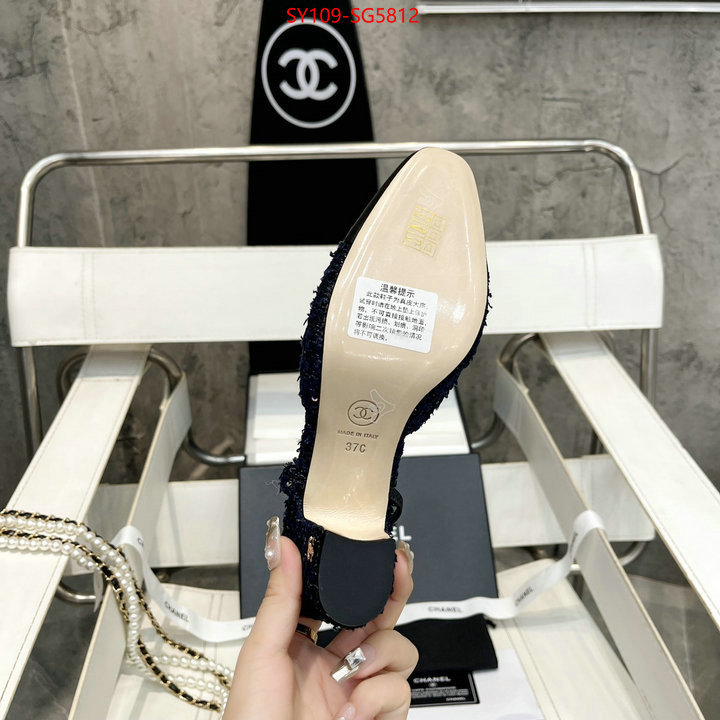 Women Shoes-Chanel fake designer ID: SG5812 $: 109USD