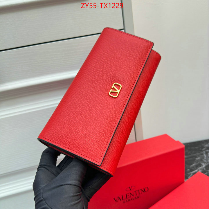 Valentino Bags(4A)-Wallet aaaaa quality replica ID: TX1229 $: 55USD,