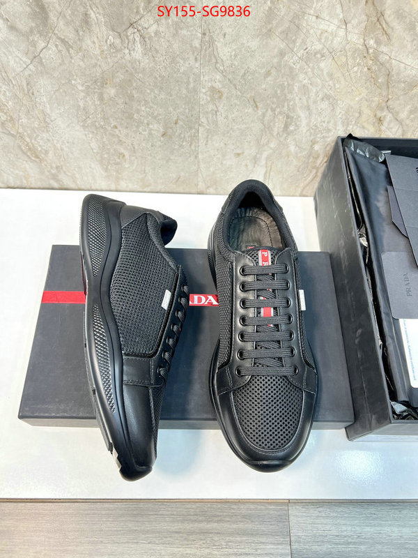 Men shoes-Prada 1:1 replica wholesale ID: SG9836 $: 155USD