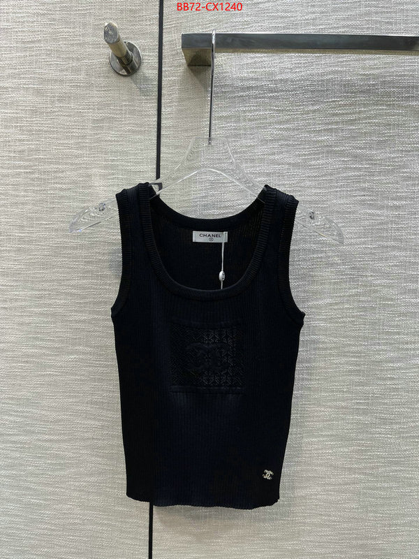 Clothing-Chanel best quality replica ID: CX1240 $: 72USD