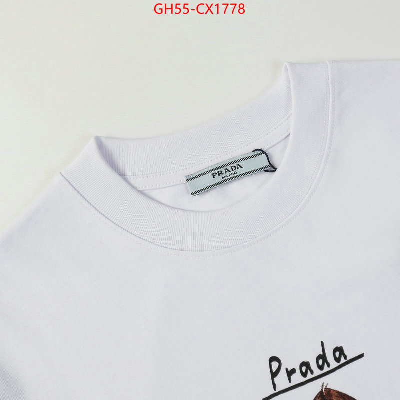 Clothing-Prada found replica ID: CX1778 $: 55USD