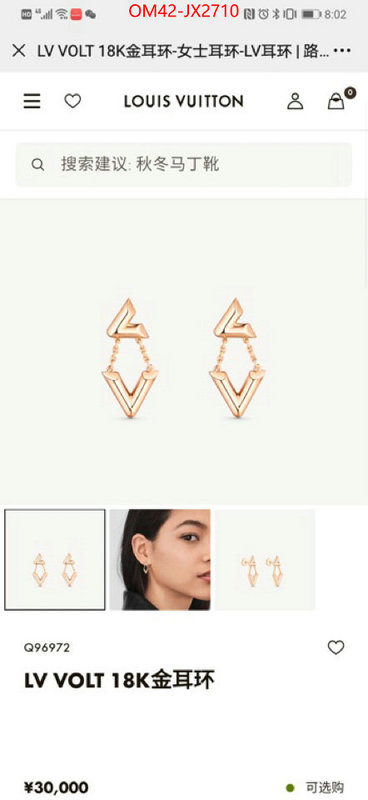 Jewelry-LV where can you buy a replica ID: JX2710 $: 42USD