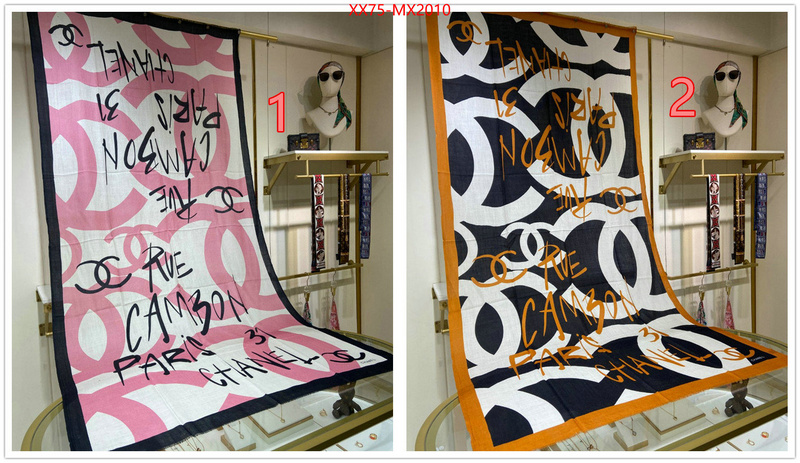 Scarf-Chanel luxury cheap ID: MX2010 $: 75USD