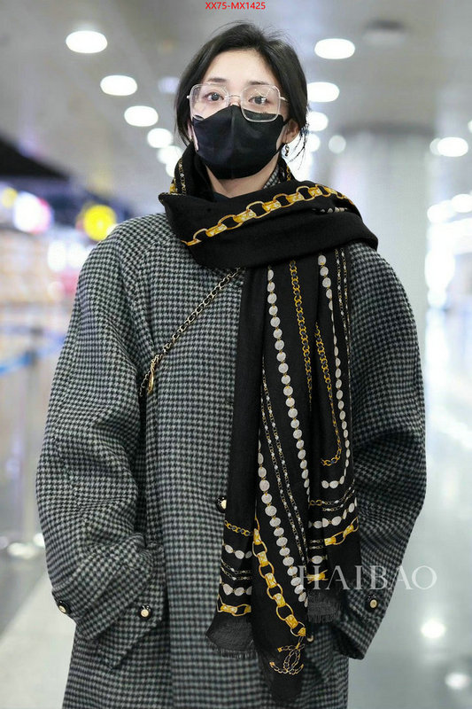 Scarf-Chanel how to buy replica shop ID: MX1425 $: 75USD