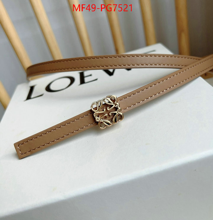 Belts-Loewe luxury fake ID: PG7521 $: 49USD