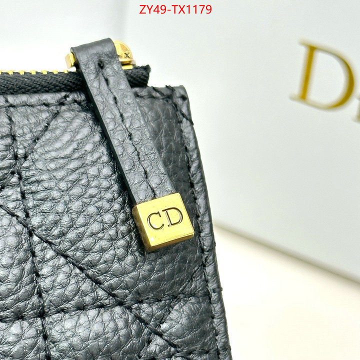 Dior Bags(4A)-Wallet- can i buy replica ID: TX1179 $: 49USD,