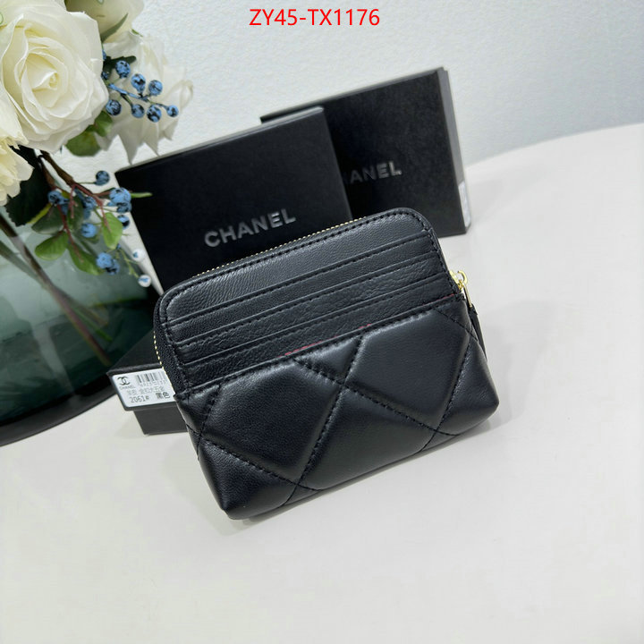 Chanel Bags(4A)-Wallet- for sale cheap now ID: TX1176 $: 45USD,