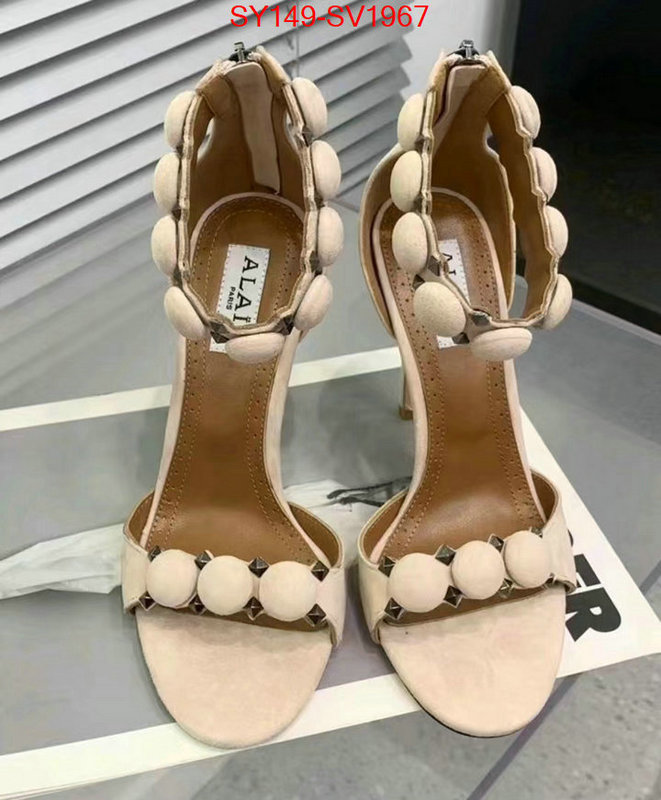 Women Shoes-ALAIA high quality happy copy ID: SV1967 $: 149USD